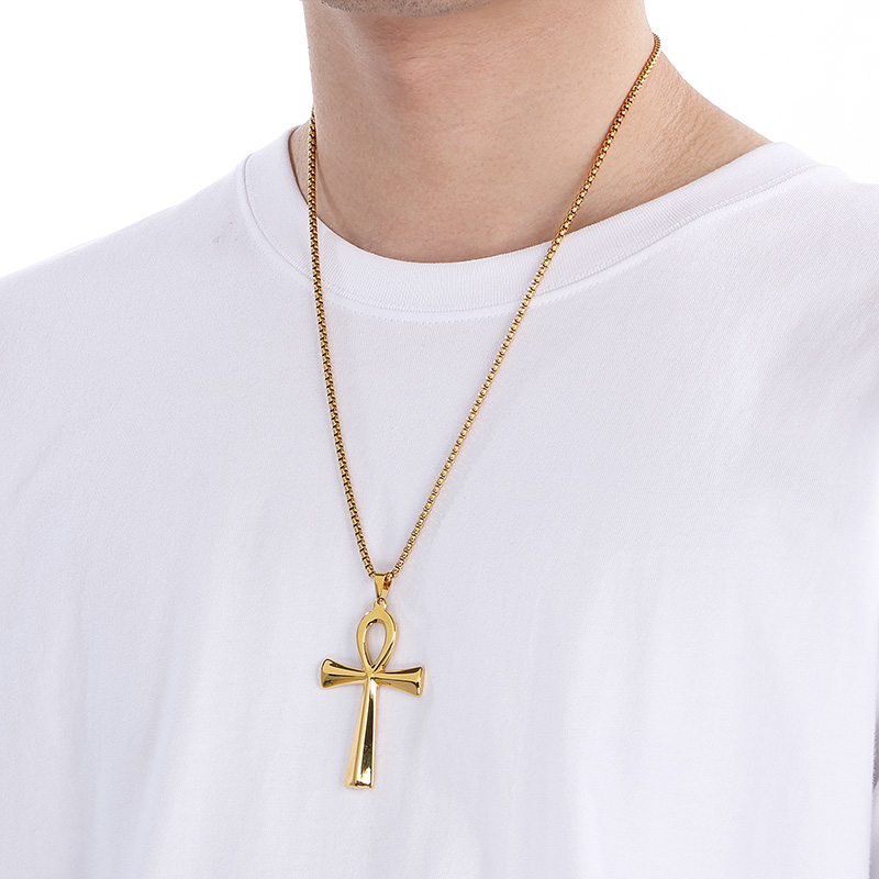 Women Accessories Bd - Kalen Creative Polished Cross Pendant Necklace