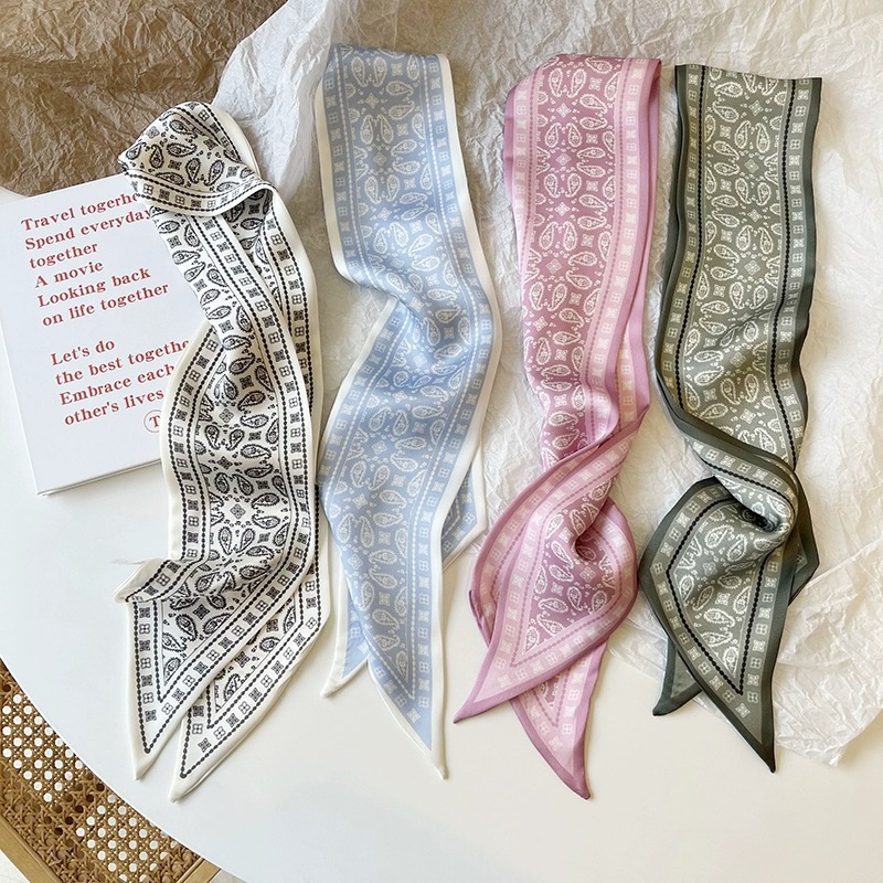 Women'S Accessories For Neck - Set Series Silk Satin Scarf Women