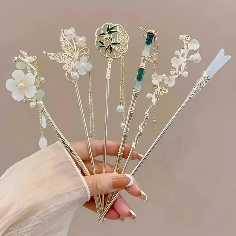 Women Accessories Shop Design - Elegant Chinese Style Hair Clip Tassel