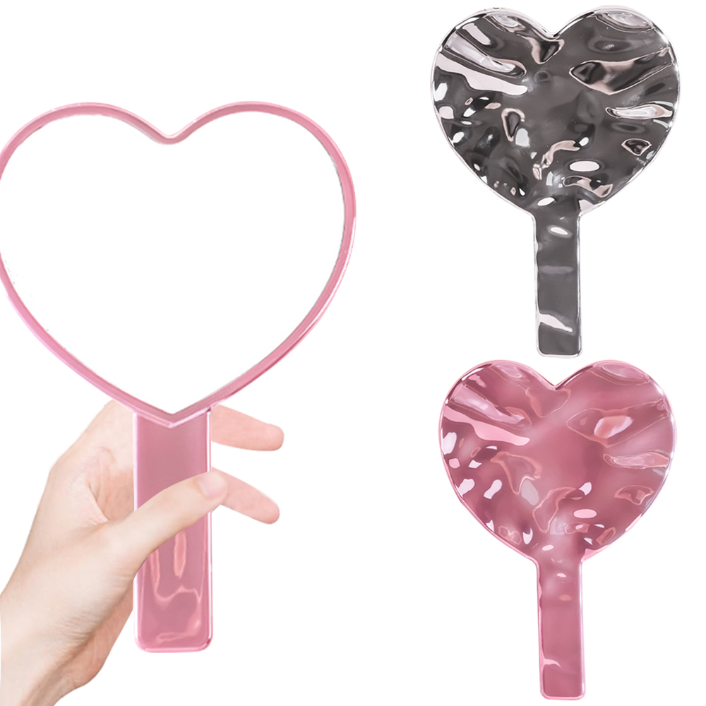 Women Accessories Online - 1pc Handheld Makeup Mirror Electroplate Mirror
