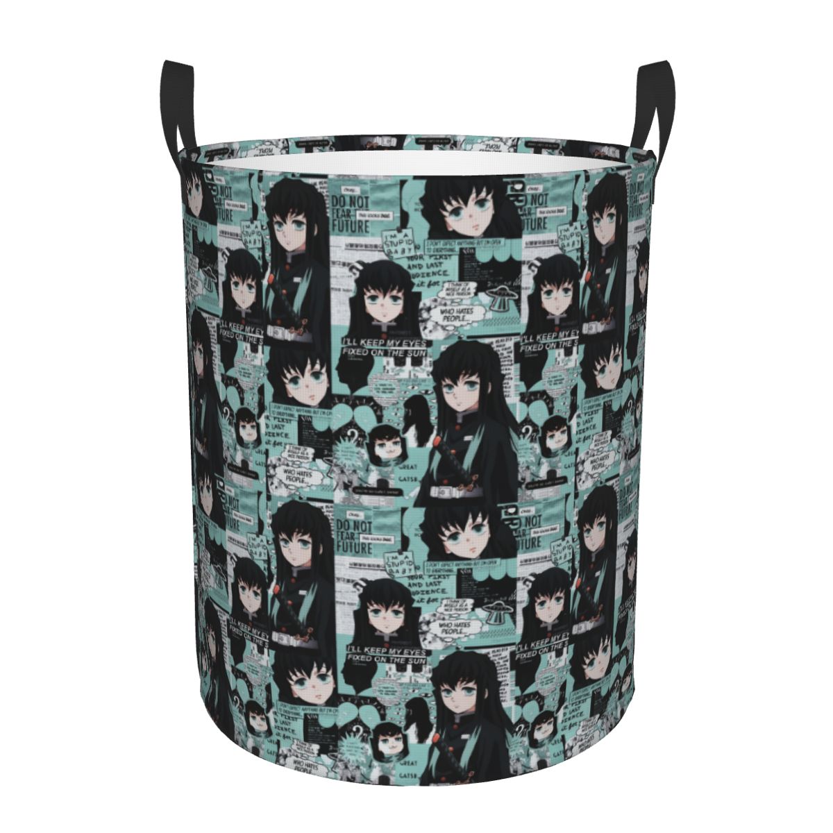 Women Accessories Hamper - Demon Slayer Muichiro Tokito Collage Laundry