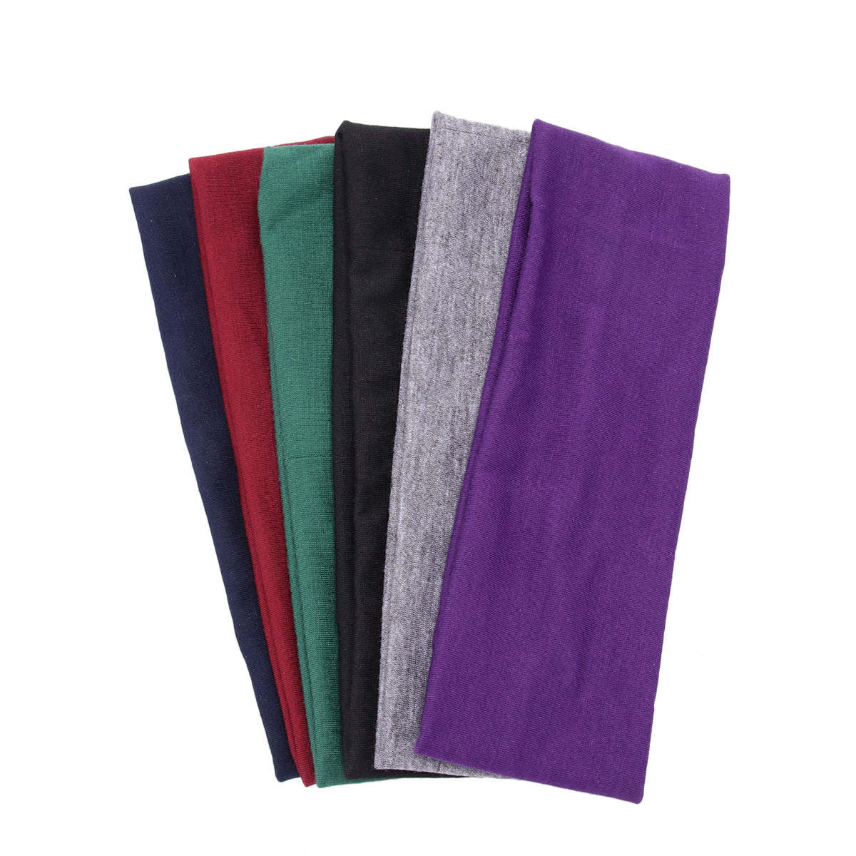 Women'S Exercise Accessories - Cotton Stretch Yoga Headbands Elastic Breathable