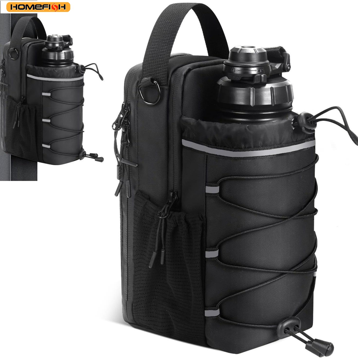 Women'S Exercise Accessories - Portable Magnetic Water Bottle Crossbody Sling