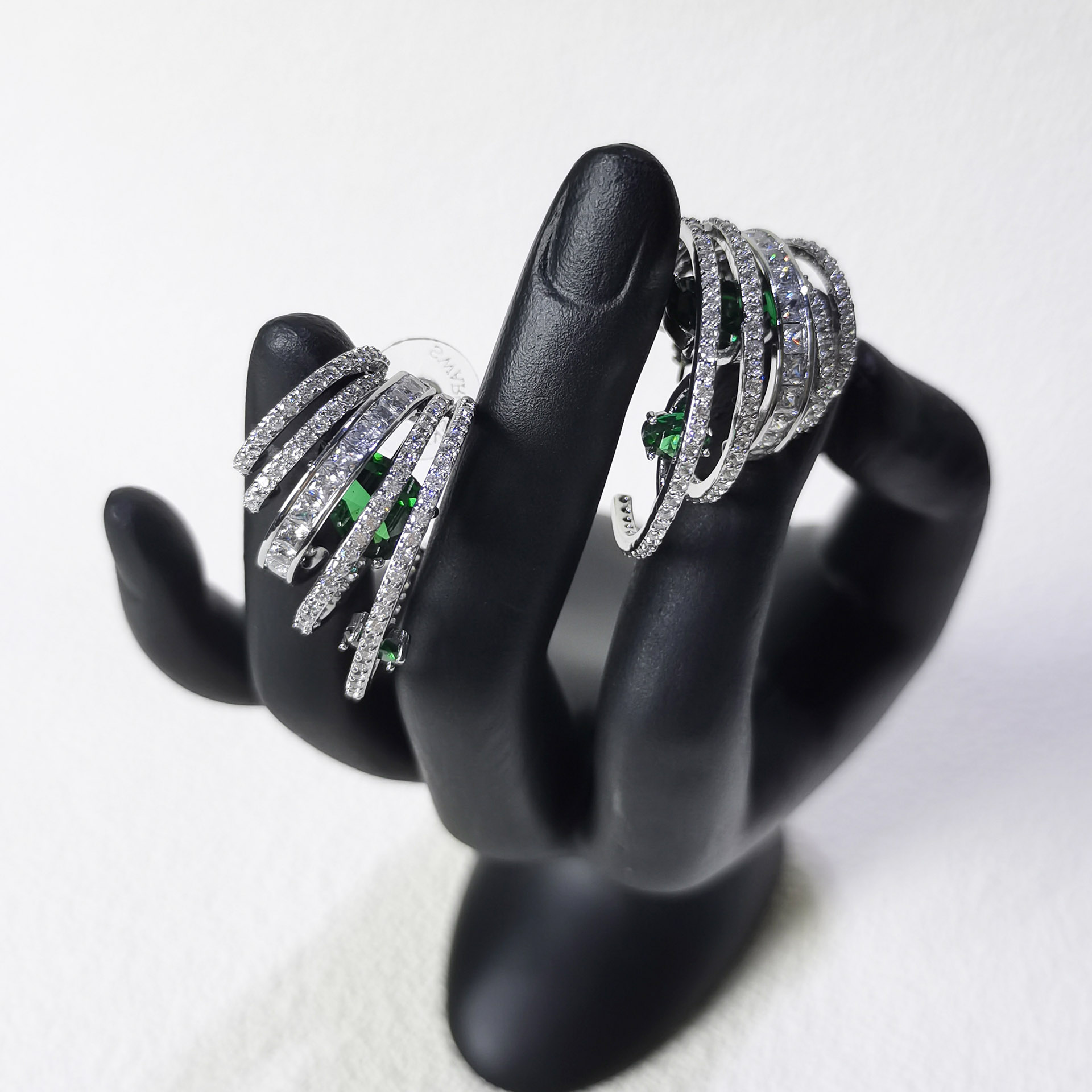 New Trend Sparkling Green Crys - Layered Necklace Set review and price
