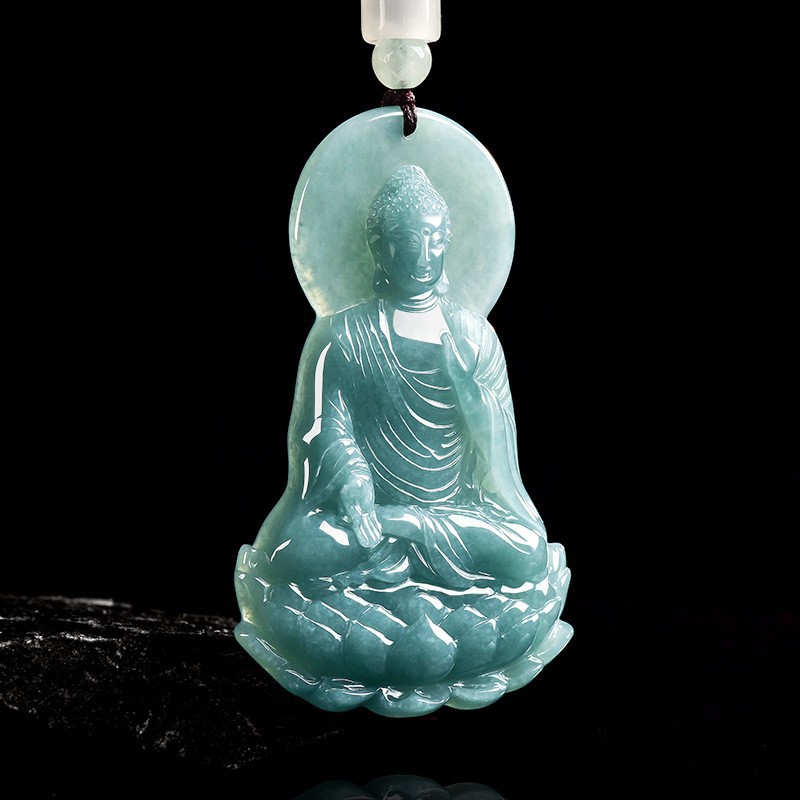 Natural Burmese Jadeite Buddha - Women'S Accessories review and price