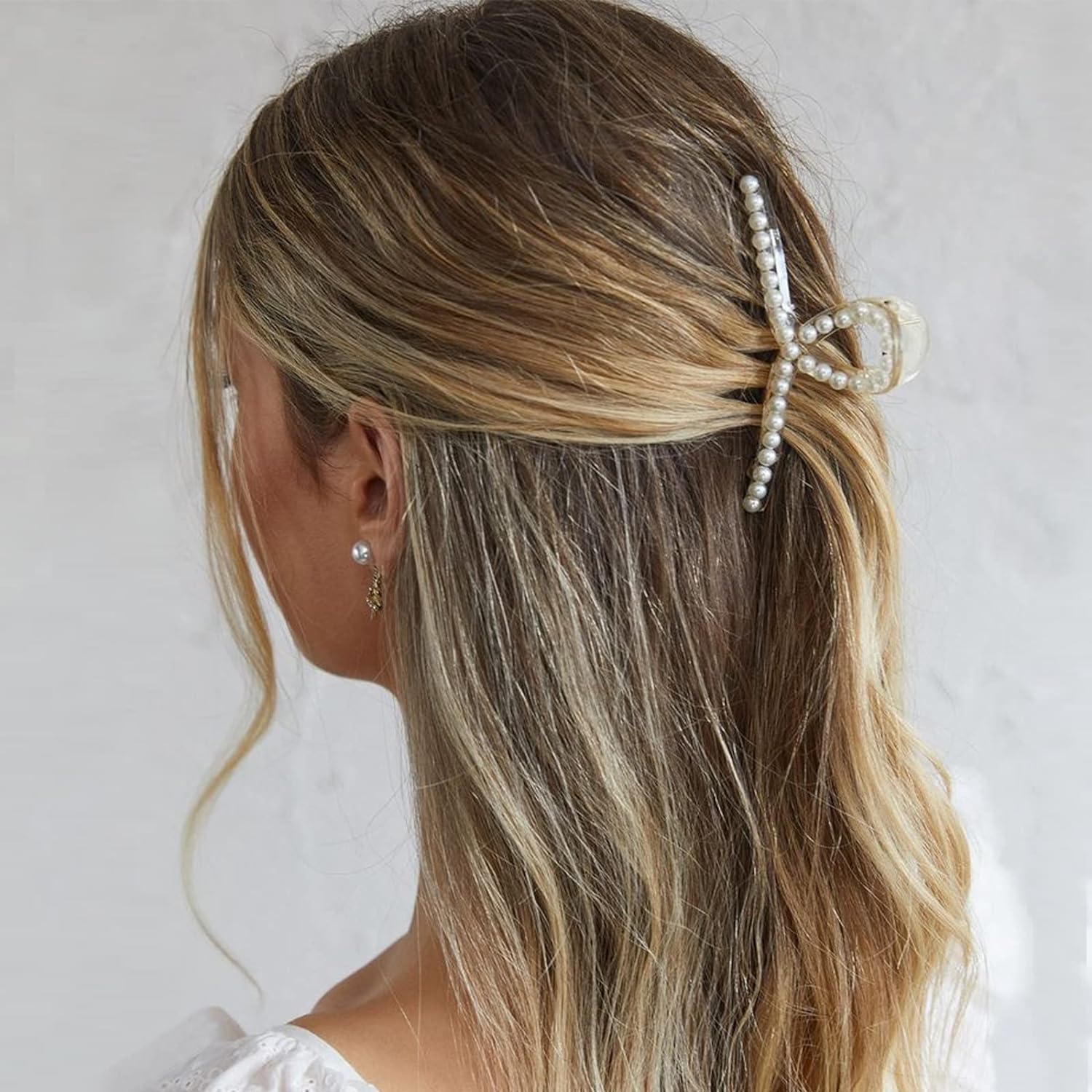 Elegant Imitation Pearl Hair C - Women Accessories Online review and price