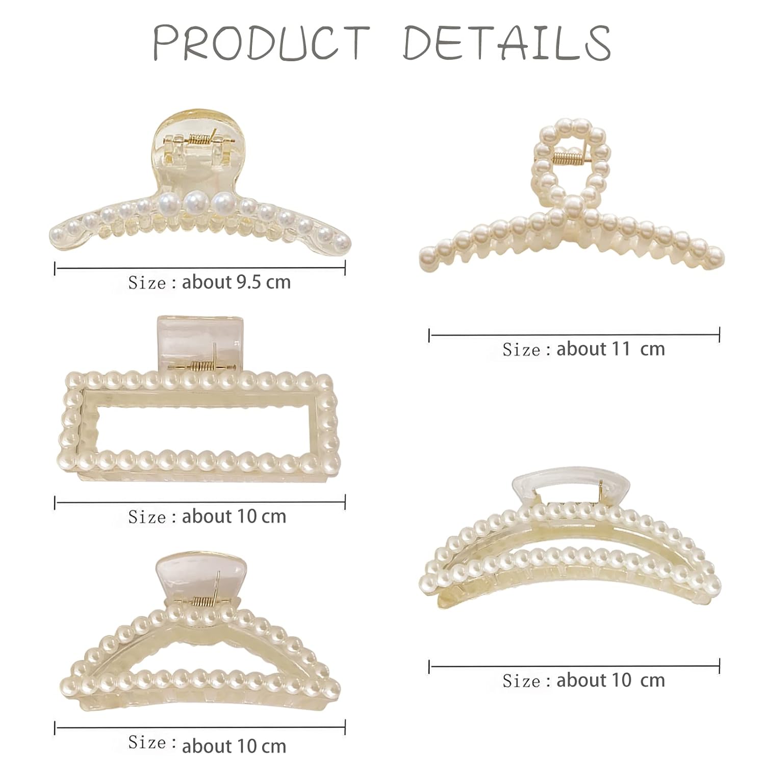 Elegant Imitation Pearl Hair C - Women Accessories Online review and price
