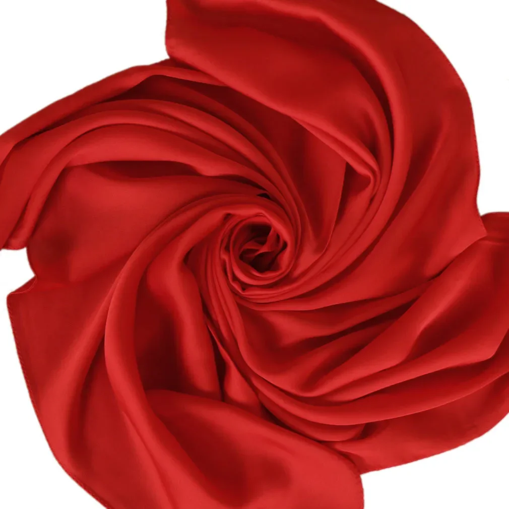 Satin Scarf Women 70cm Solid C - Women'S Accessories For Neck review and price