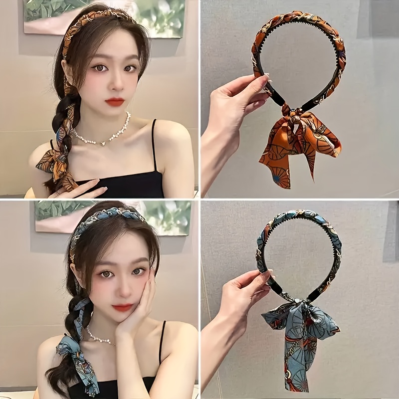 3pcs Vintage Style Printed Hea - Women Accessories Shop Design review and price