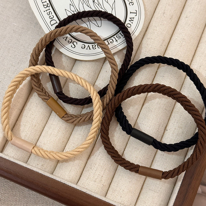1/5 Pcs Set Elastic Rubber Ban - Women Accessories Online review and price