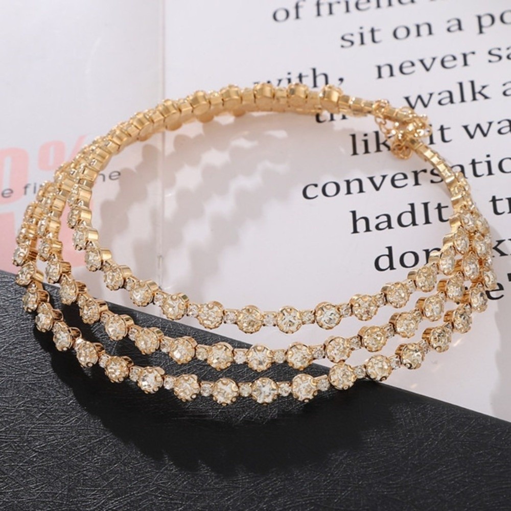 Bridal Jewelry Sparking Diaman - Layered Necklace Set review and price