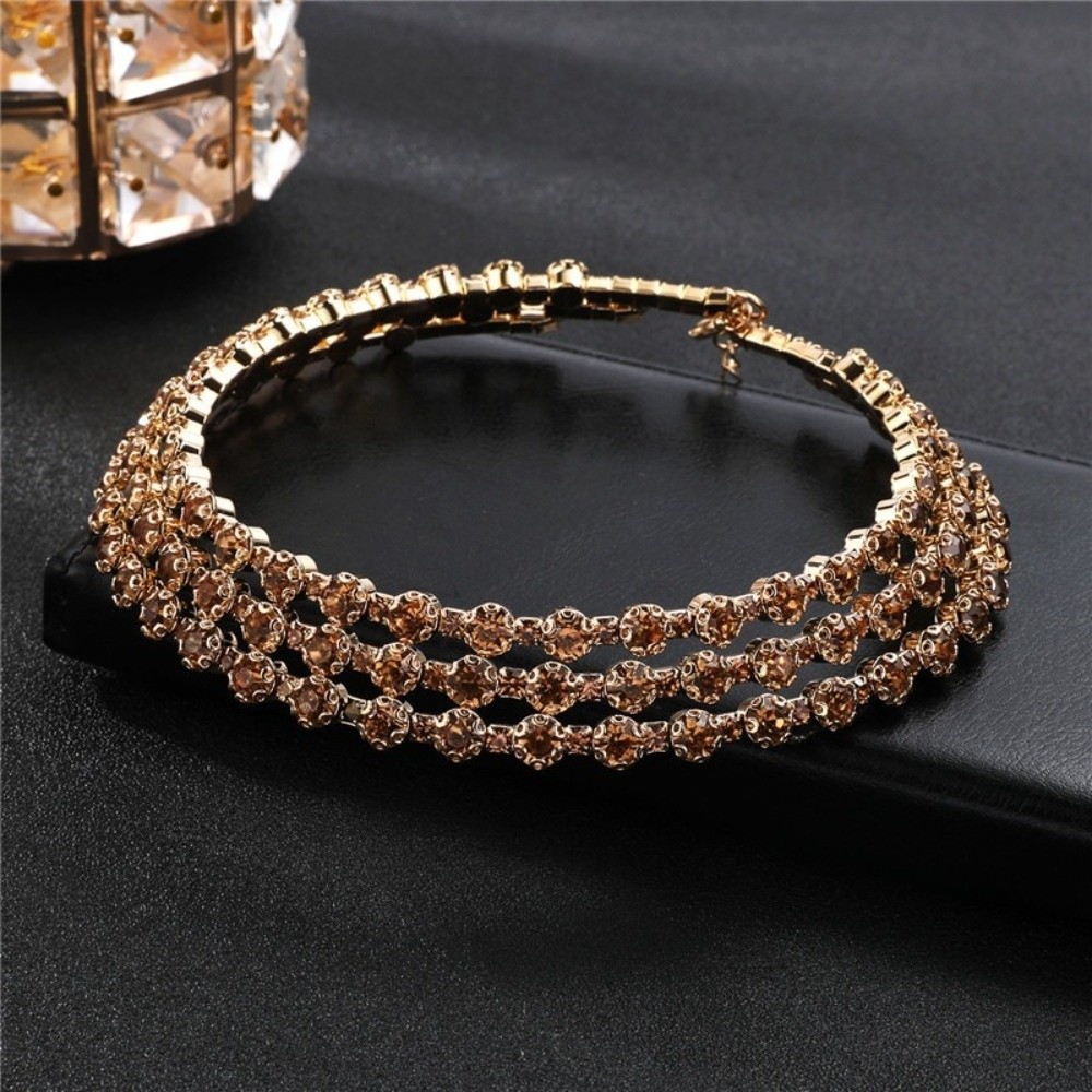 Bridal Jewelry Sparking Diaman - Layered Necklace Set review and price