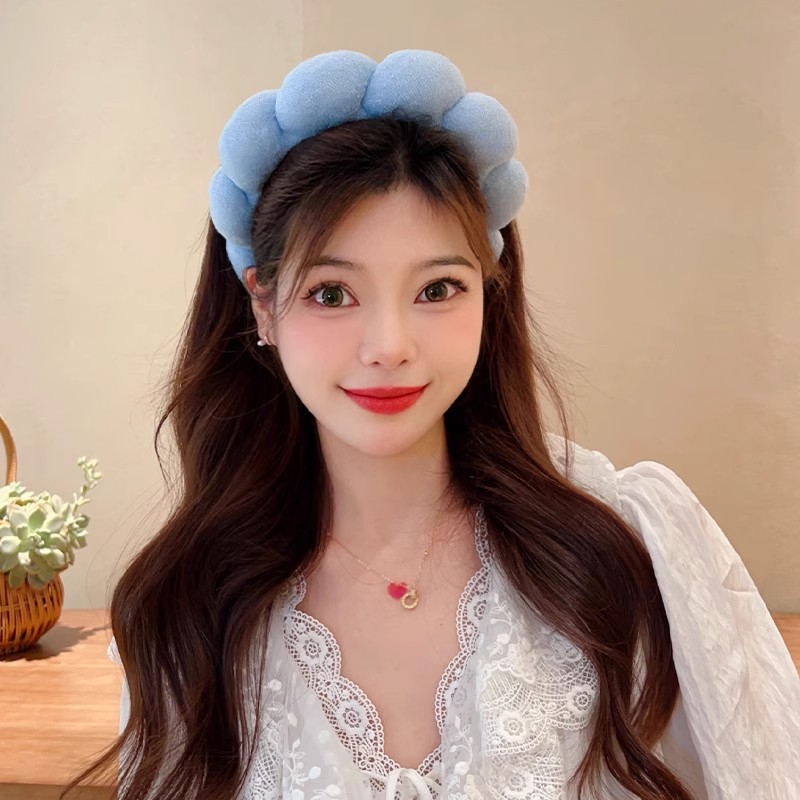 Retro Puffy Hair Band Sponge H - Women Accessories Online review and price
