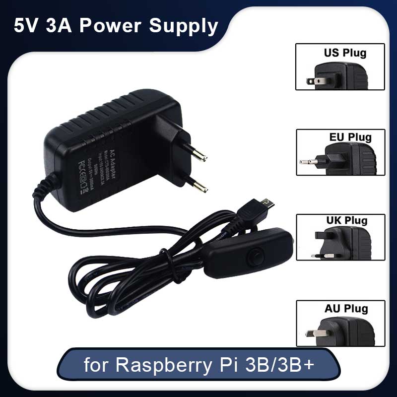 5V 3A Raspberry Pi 3 Model B+  - Women Accessories In Uk review and price