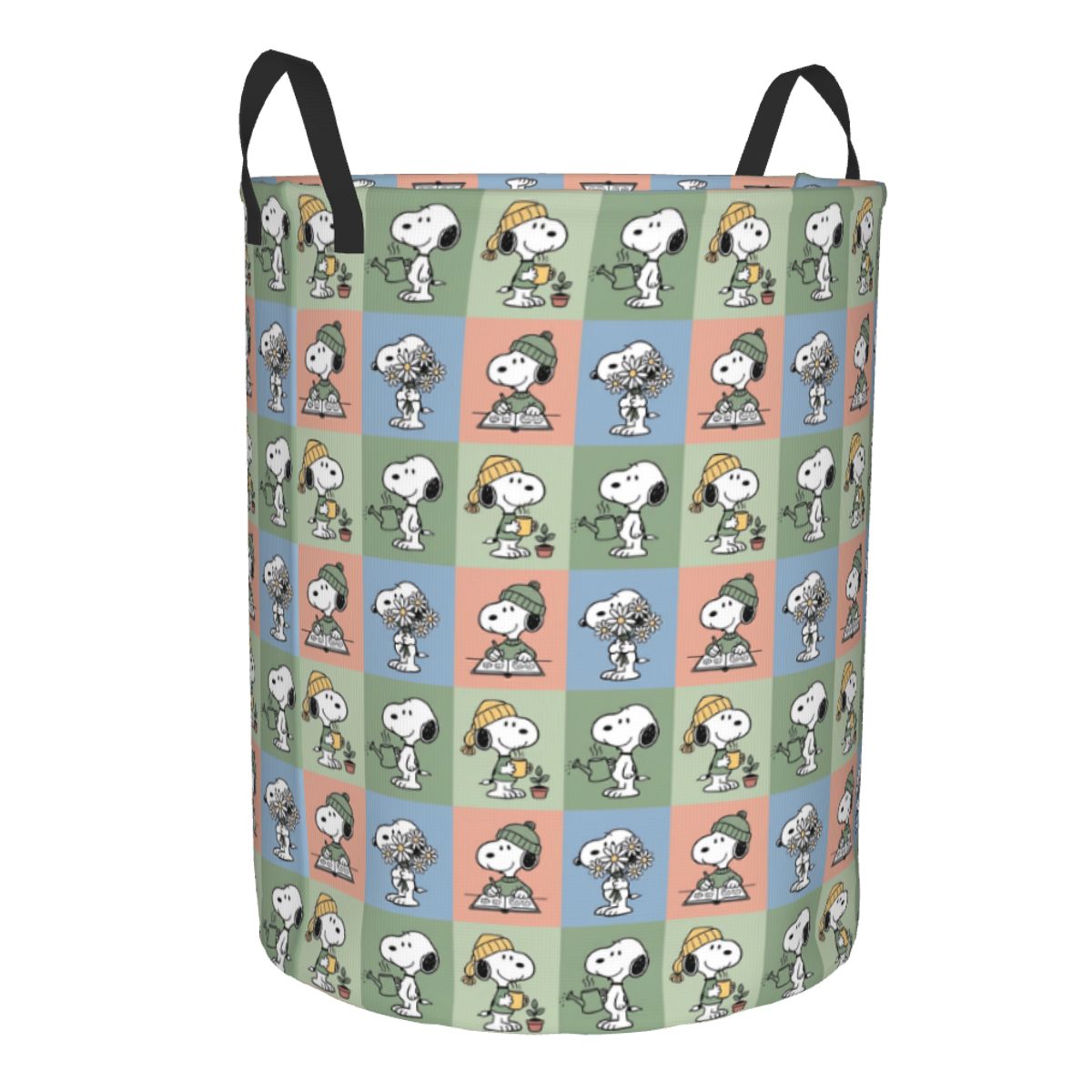 S-Snoopy Checkered Plaid Laund - Women Accessories Hamper review and price