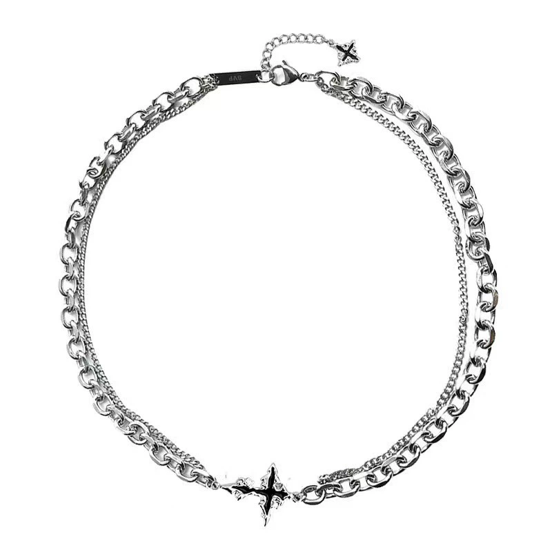 Punk Black Cross Pendant Chain - Women'S Emo Accessories review and price