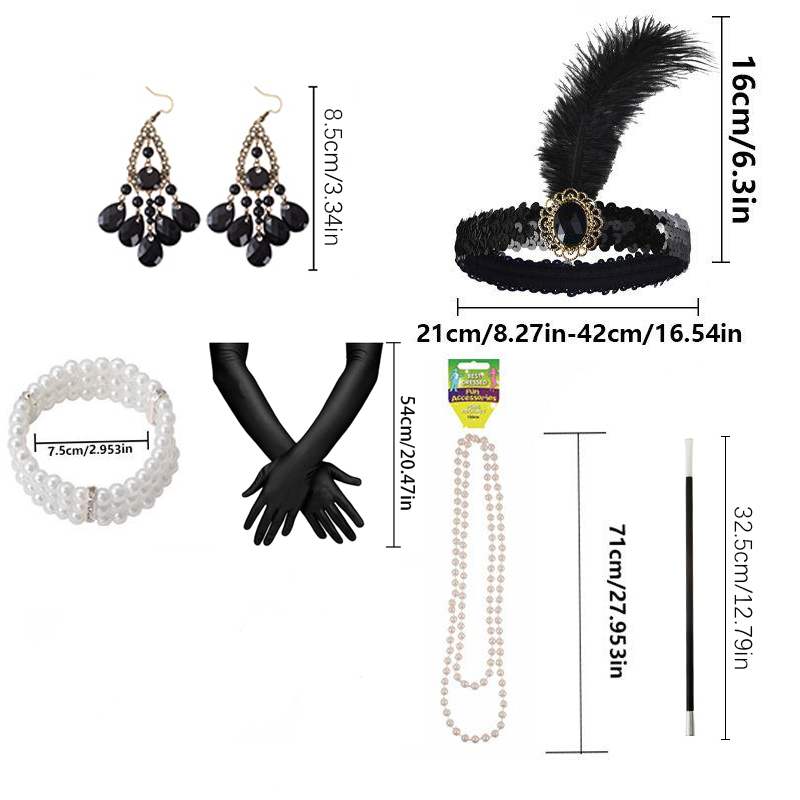 PESENAR 1920s Flapper Accessor - Women'S Accessories In The 1920S review and price