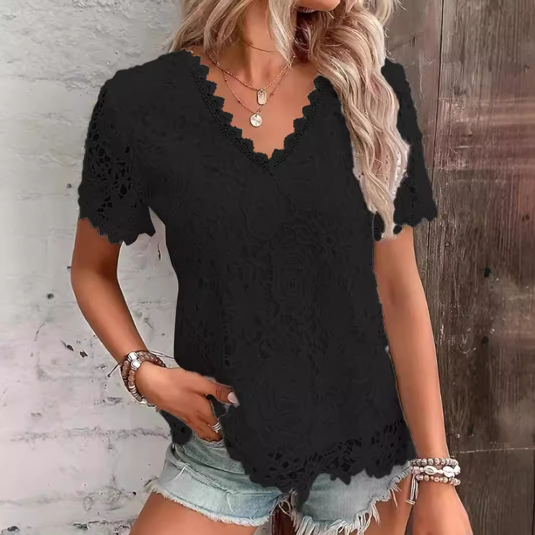Summer Women's Shirt White Sho - Layered Necklace Set review and price
