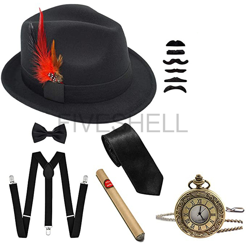 Mens 1920s Gatsby Gangster Cos - Women'S Accessories In The 1920S review and price