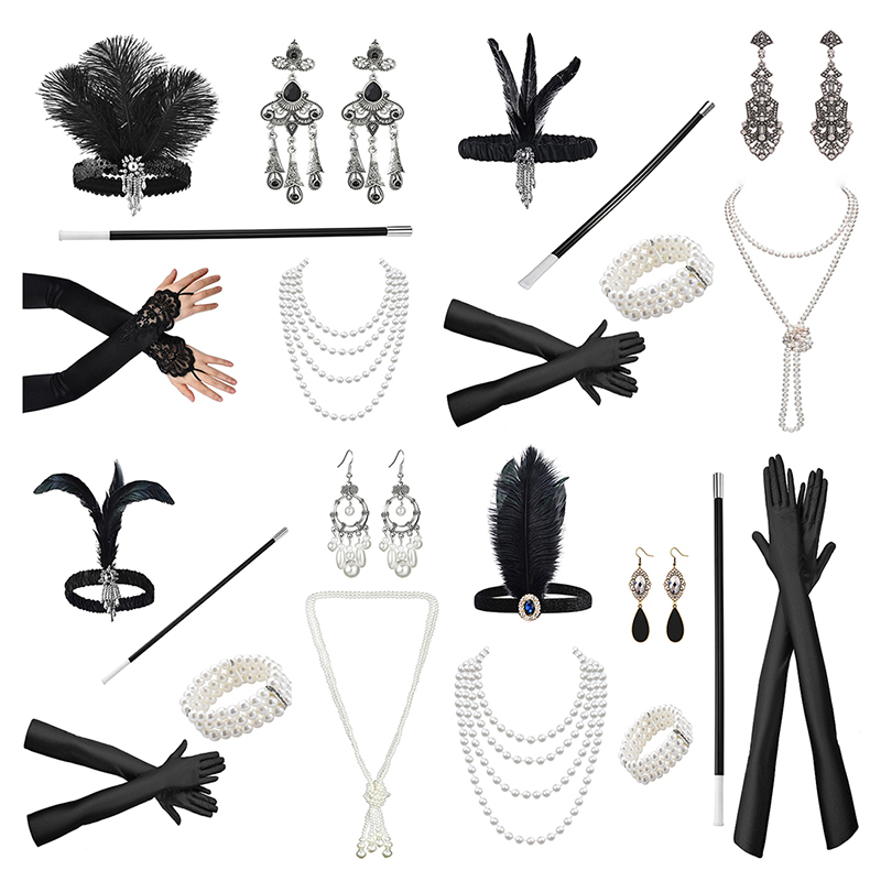 1920's Cosplay Flapper Hallowe - Women'S Accessories In The 1920S review and price