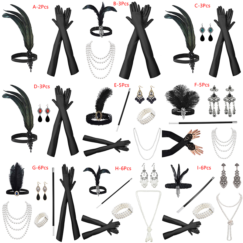 1920's Cosplay Flapper Hallowe - Women'S Accessories In The 1920S review and price