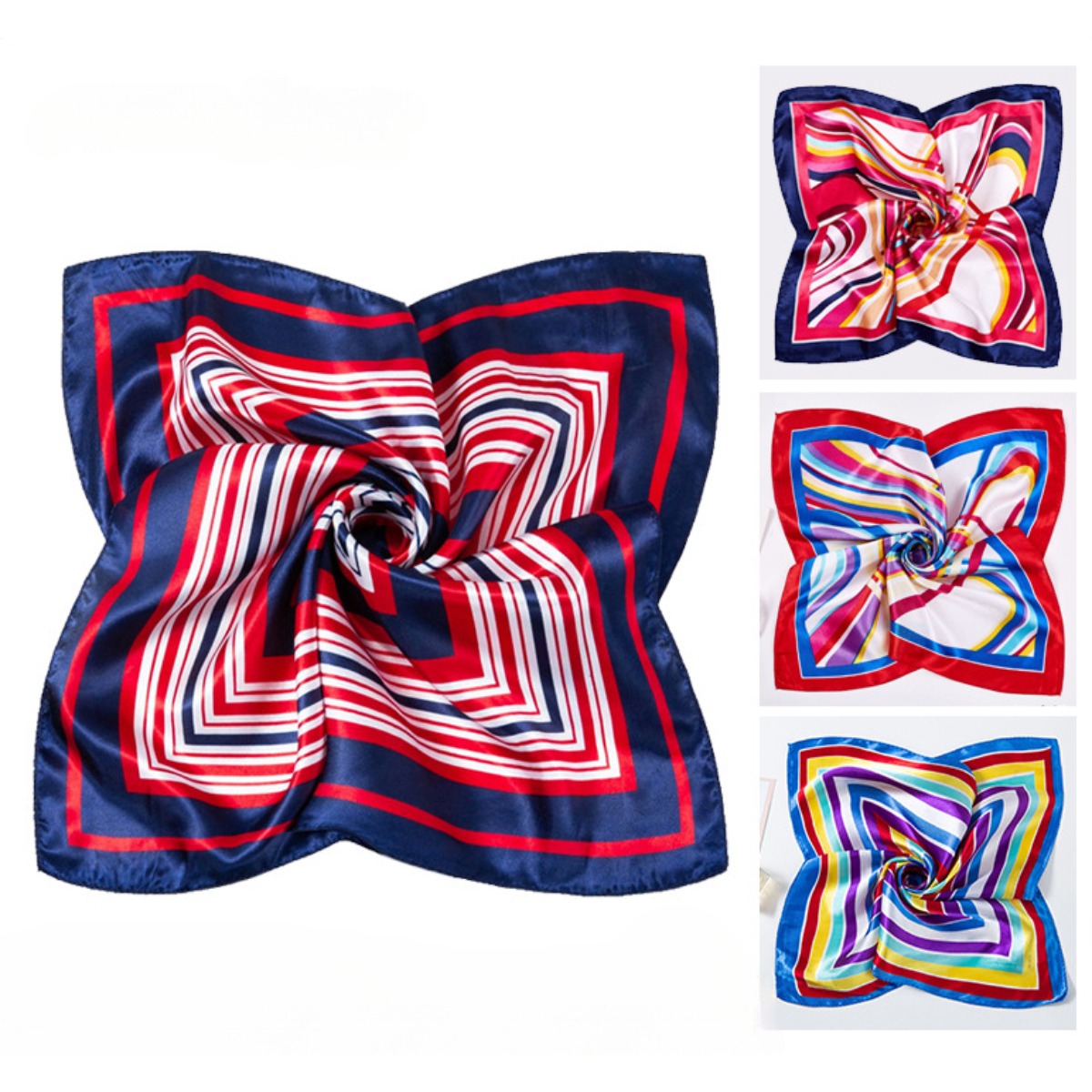 50*50cm Square Silk Scarves Sc - Women'S Accessories For Neck review and price