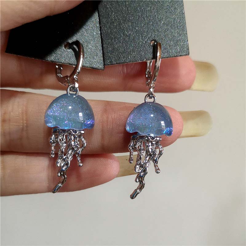 Cute Blue Jellyfish Ocean Pend - Women'S Emo Accessories review and price