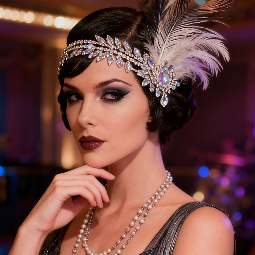 Retro Vintage Feather Headband - Women'S Accessories In The 1920S review and price
