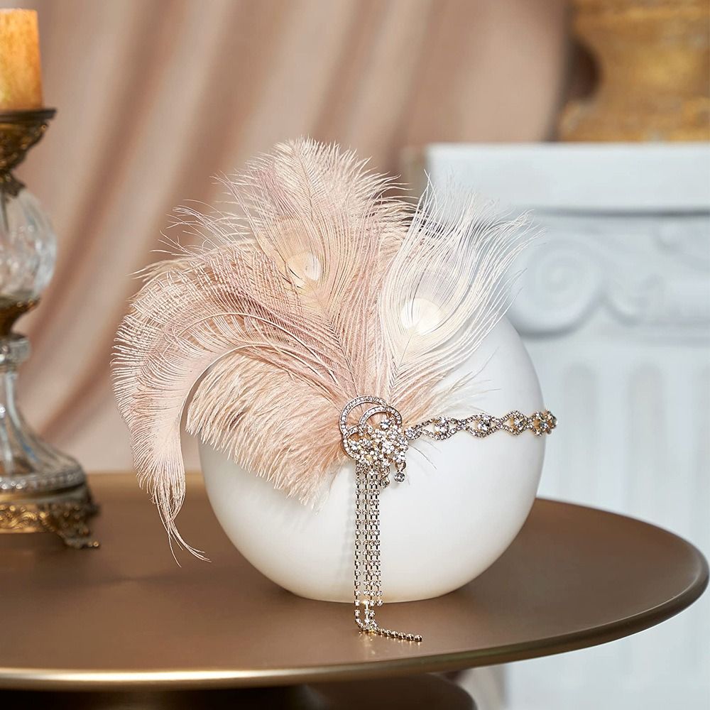 Retro Vintage Feather Headband - Women'S Accessories In The 1920S review and price
