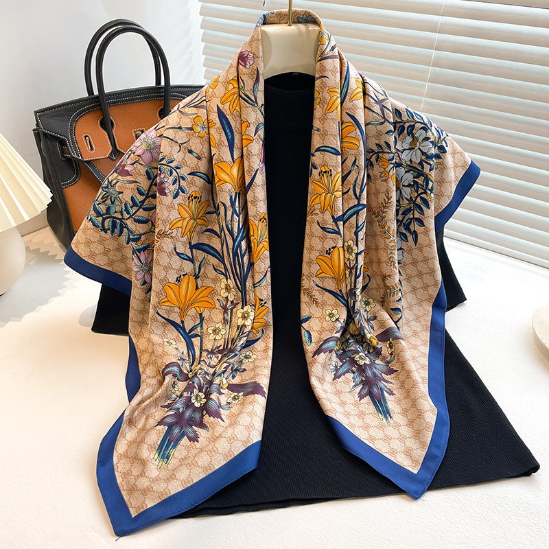 New Twill Satin Scarf 90cm, Wo - Women'S Accessories For Neck review and price