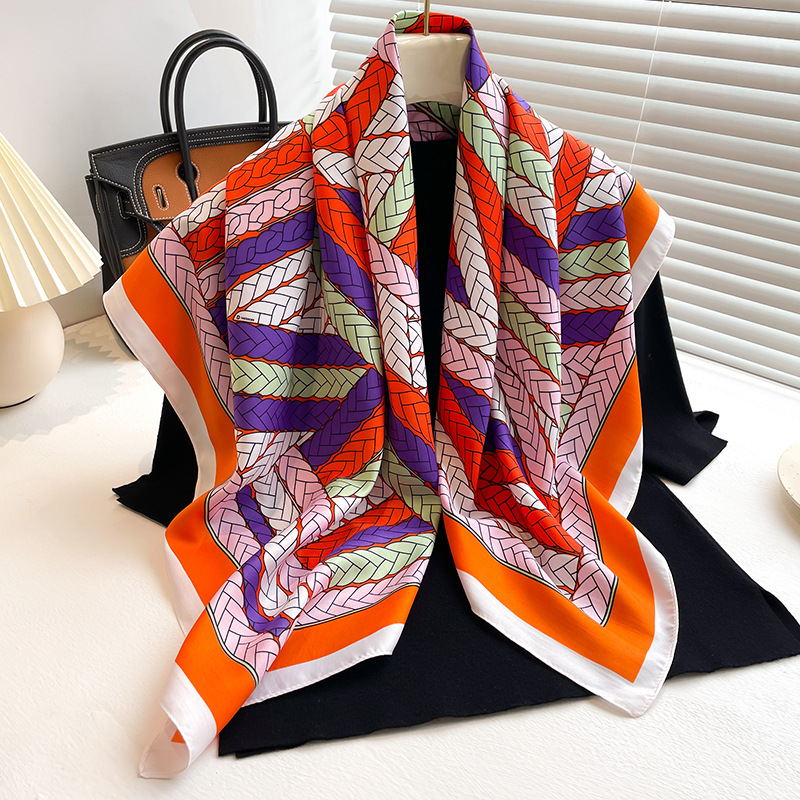 New Twill Satin Scarf 90cm, Wo - Women'S Accessories For Neck review and price
