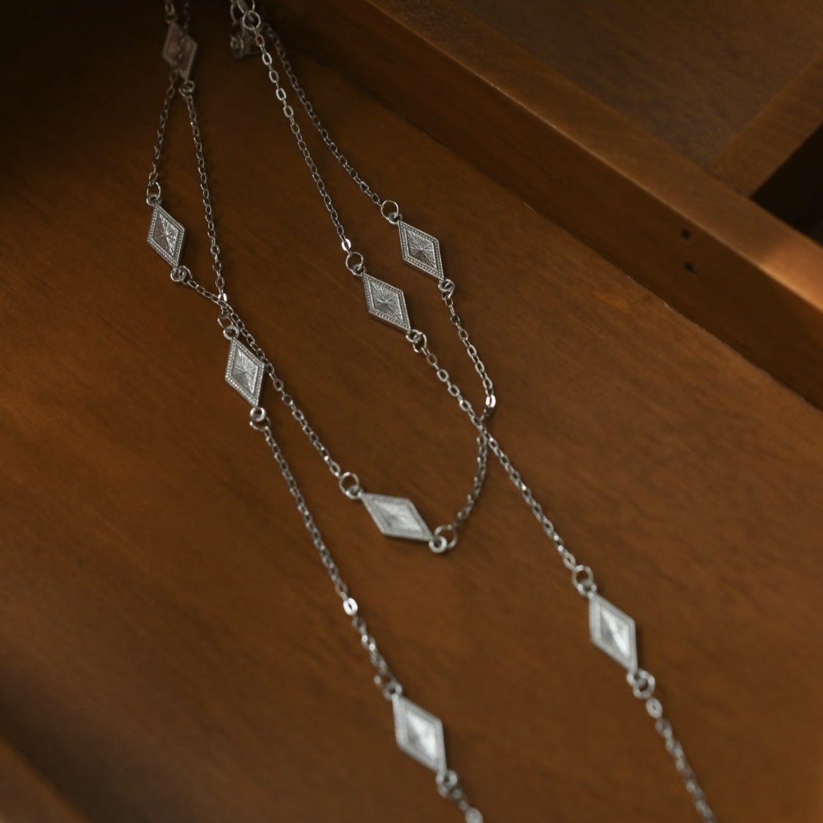 New in silver 925 double-sided - Layered Necklace Set review and price