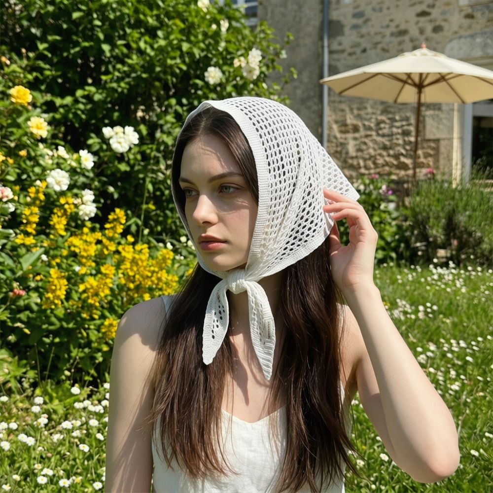 Solid Color Triangular Shawl Y - Women'S Korean Accessories review and price