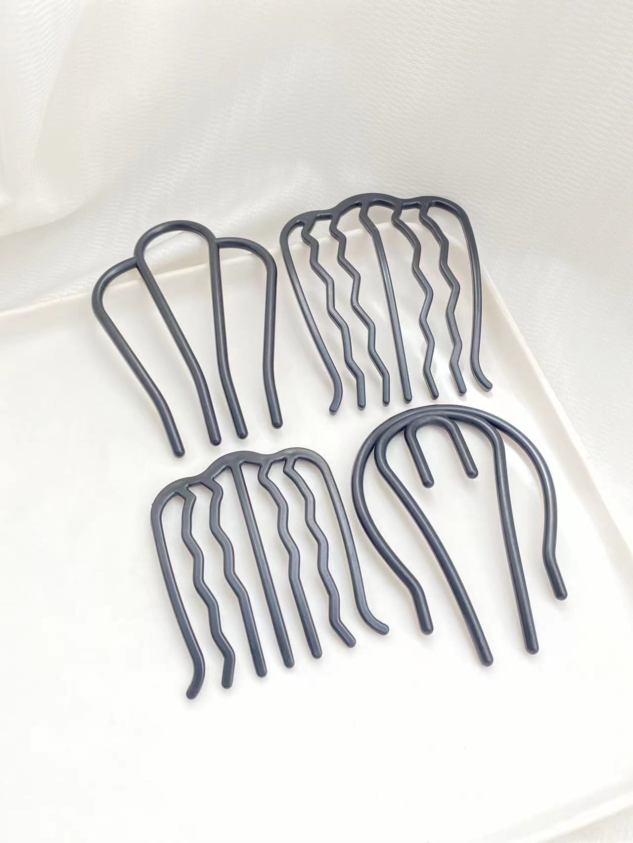 4pcs Black Hair Combs with Dif - Women Accessories Shop Design review and price