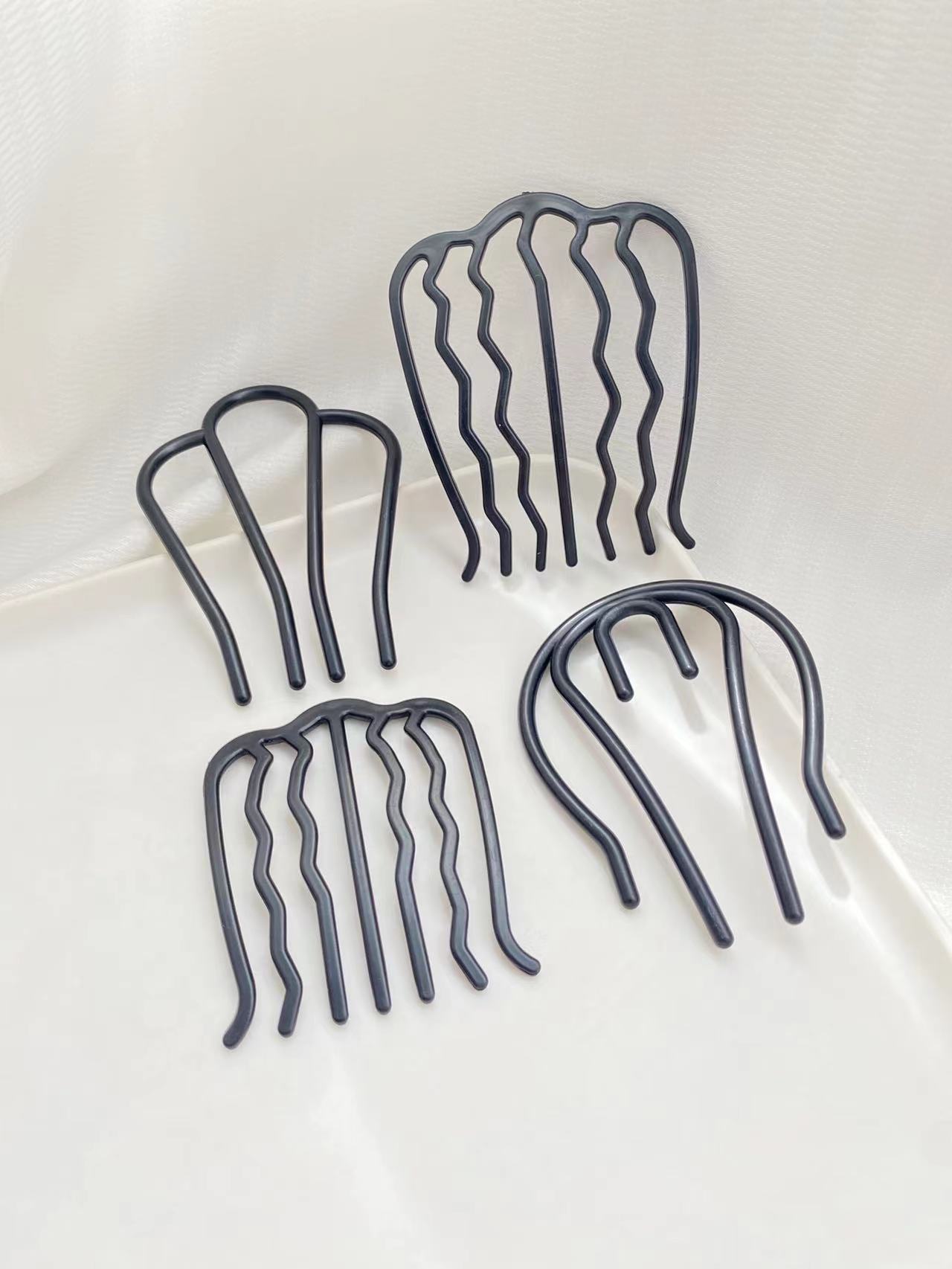 4pcs Black Hair Combs with Dif - Women Accessories Shop Design review and price