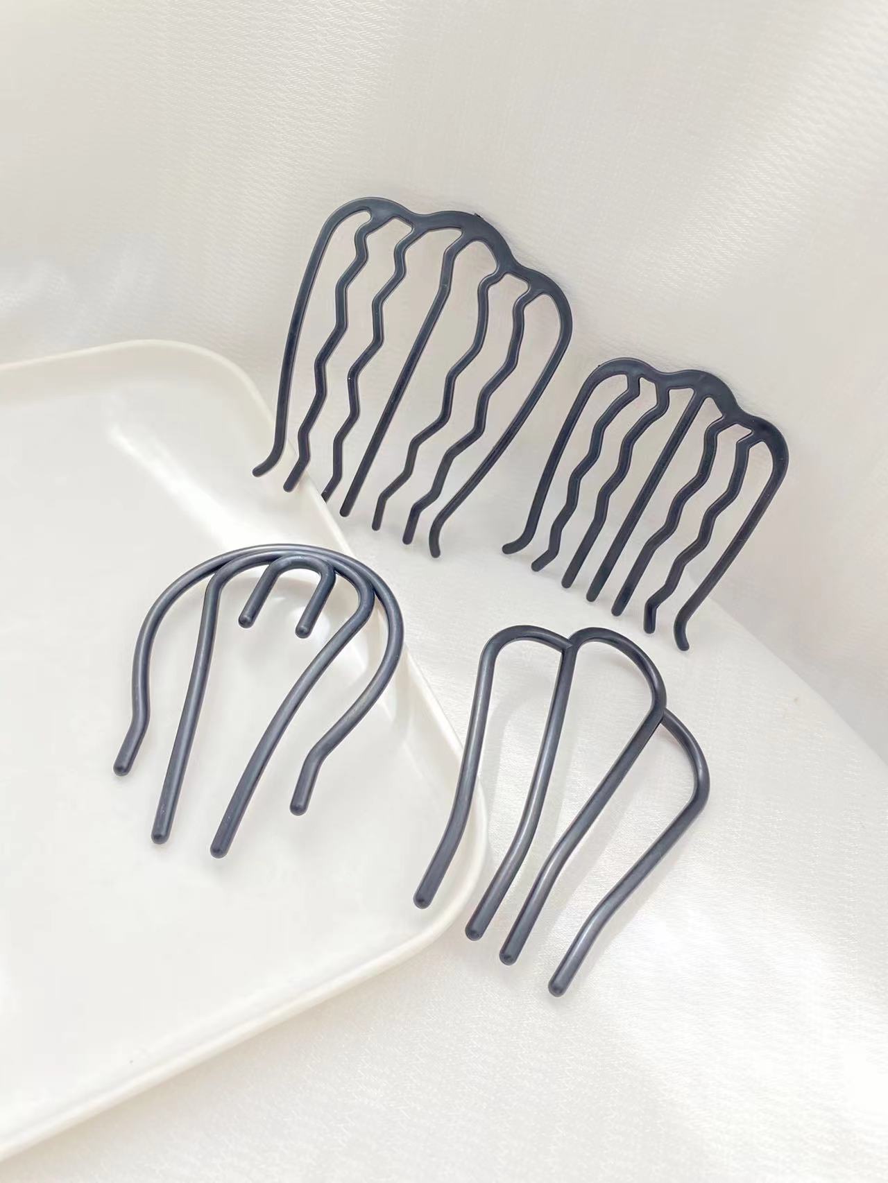 4pcs Black Hair Combs with Dif - Women Accessories Shop Design review and price