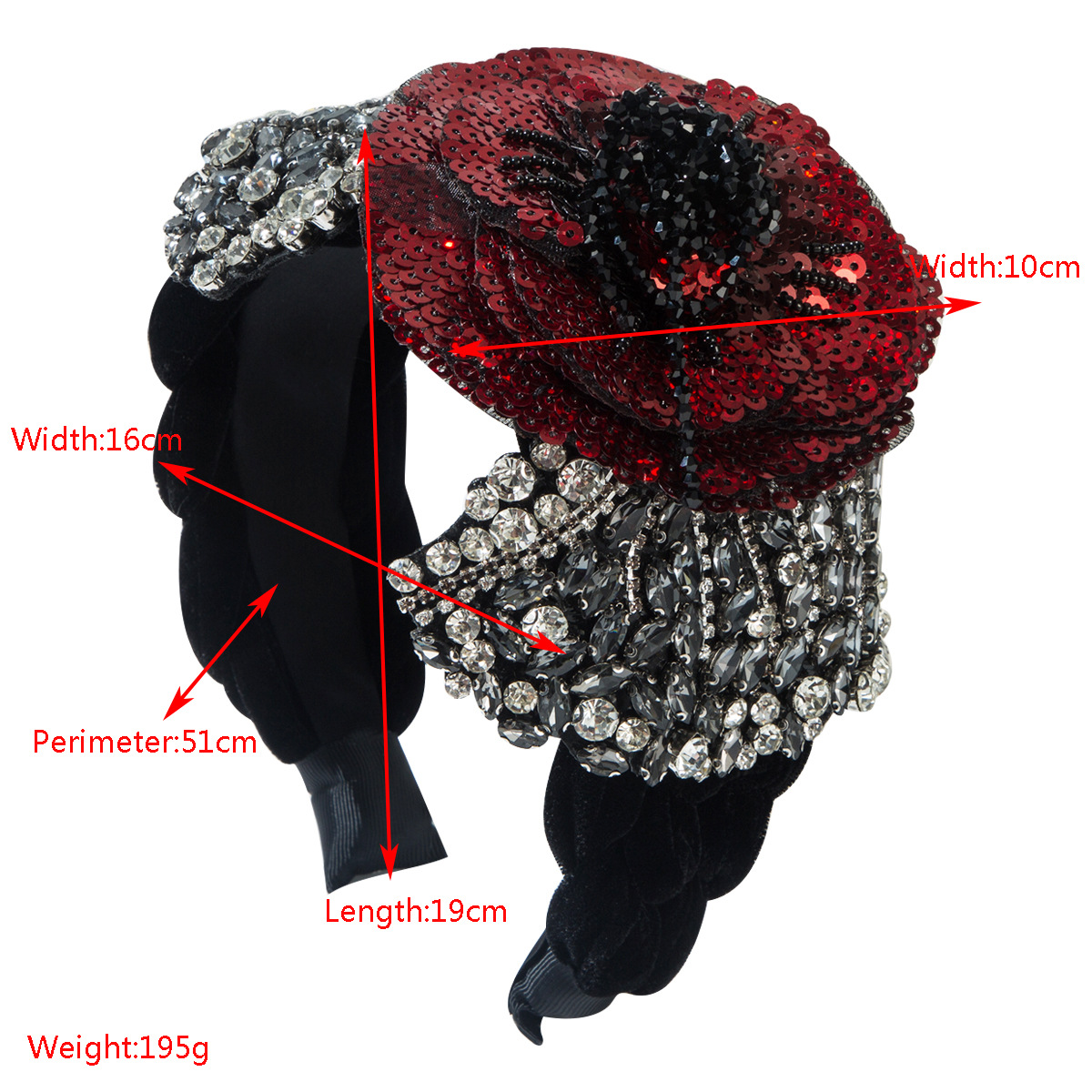 Flannel woven exaggerated head - Women'S Accessories Flannels review and price