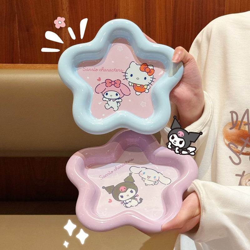 Cartoon Cat Print Ceramic Dinn - Women Kitchen Accessories review and price