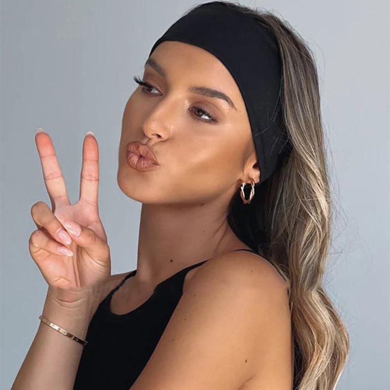 New Colorful Elastic Headband  - Women Accessories Online review and price