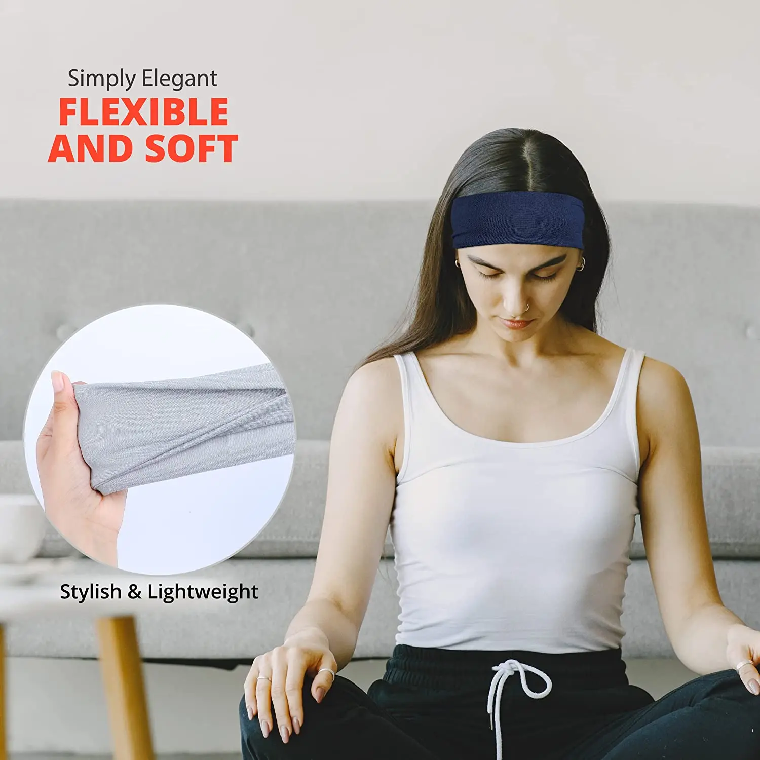 New Colorful Elastic Headband  - Women Accessories Online review and price