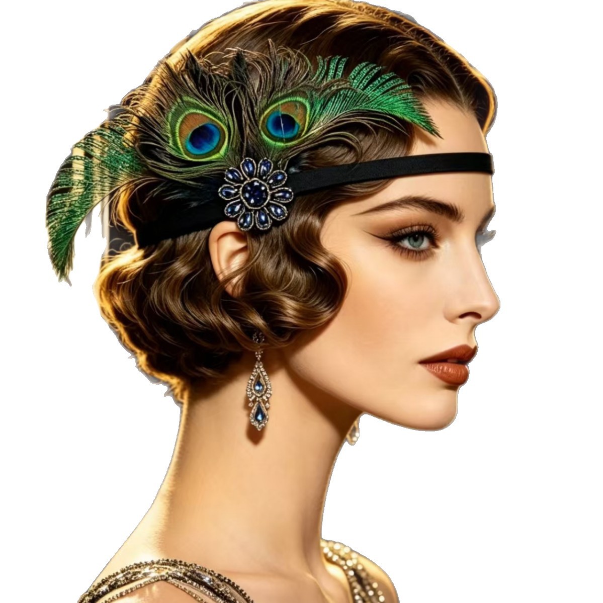 1920s Flapper Peacock Feather  - Women'S Accessories In The 1920S review and price