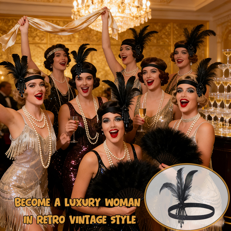 6-48PCS 1920s Flapper Headband - Women'S Accessories In The 1920S review and price