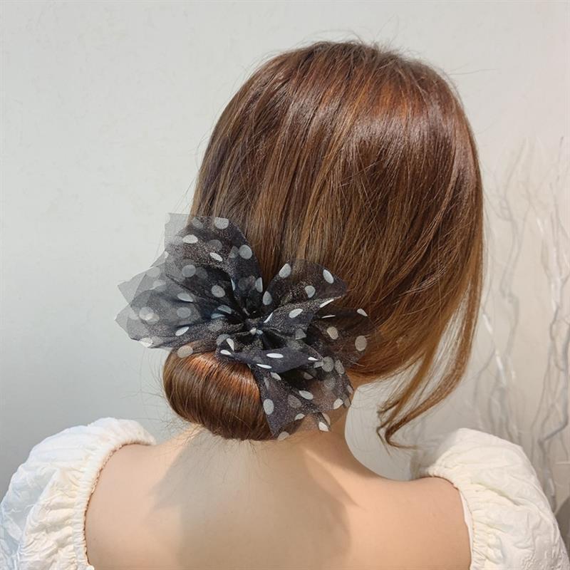 Woman Spring Yarn Hair Bun Mak - Hair Band Elastic review and price