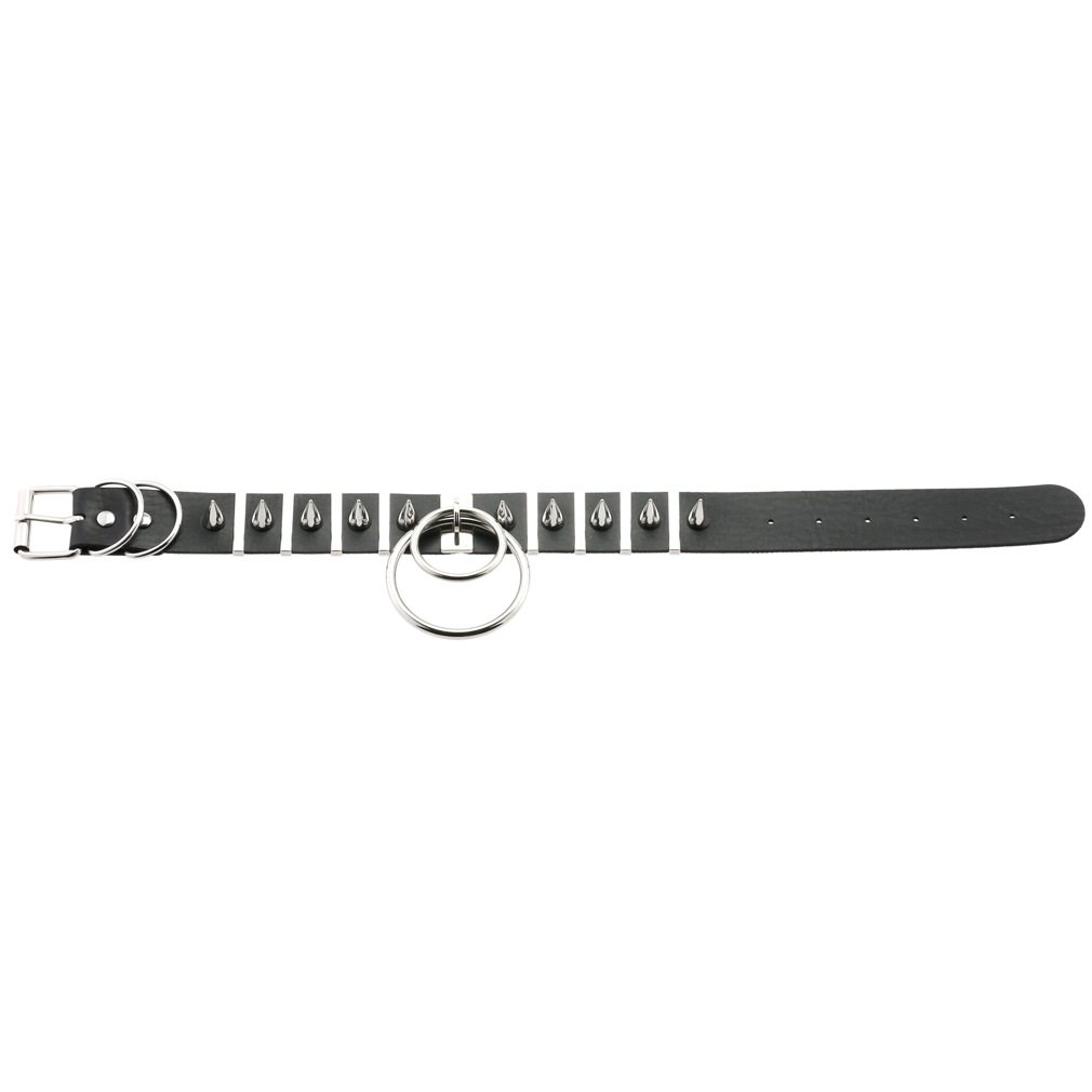 Big Spikes Choker Leather Coll - Women'S Emo Accessories review and price