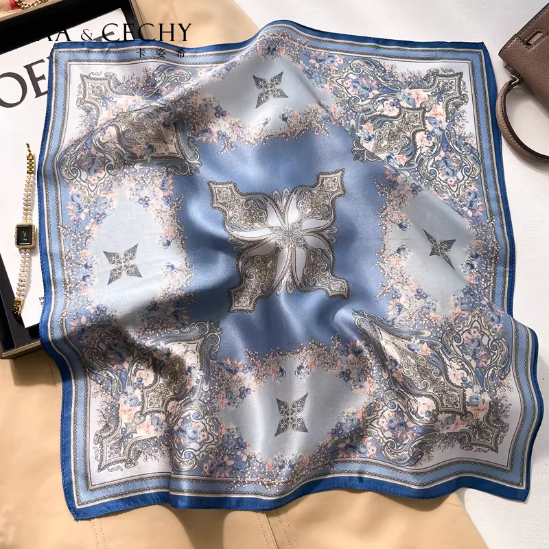 Baroque Floral 100% Mulberry S - Women'S Accessories For Neck review and price