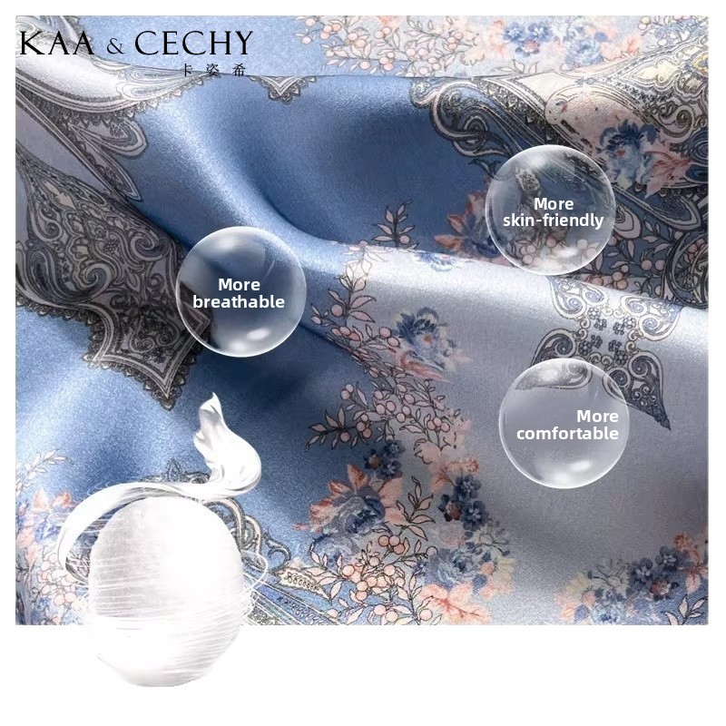 Baroque Floral 100% Mulberry S - Women'S Accessories For Neck review and price