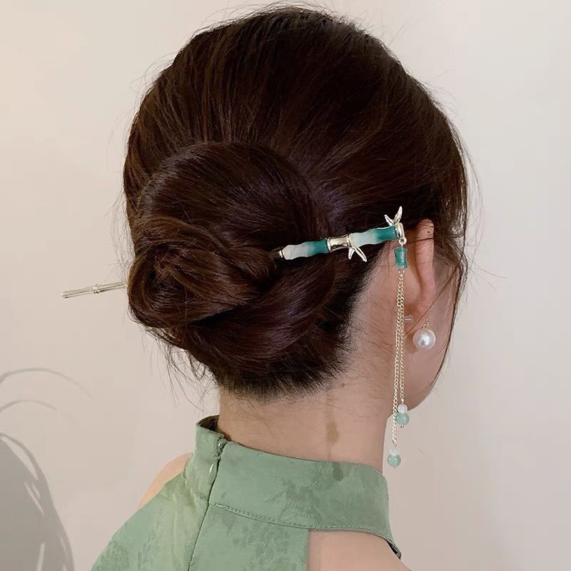 1pc Elegant Chinese Style Gree - Women Accessories Shop Design review and price