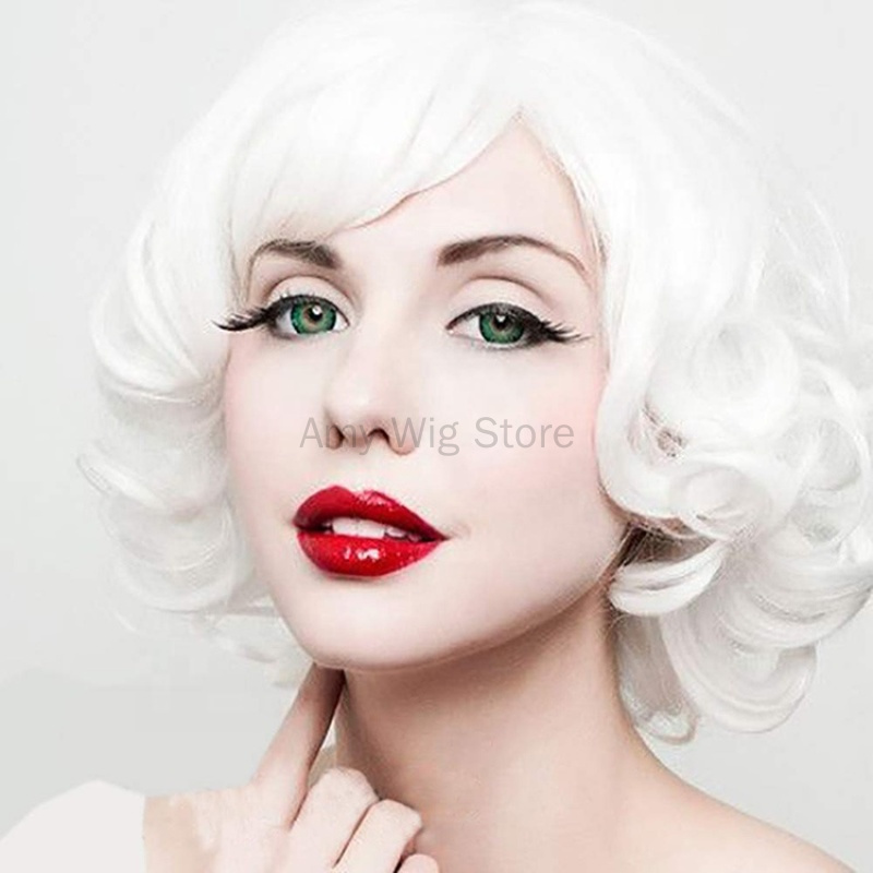 1920s Retro Short White Wig Wa - Women'S Accessories In The 1920S review and price