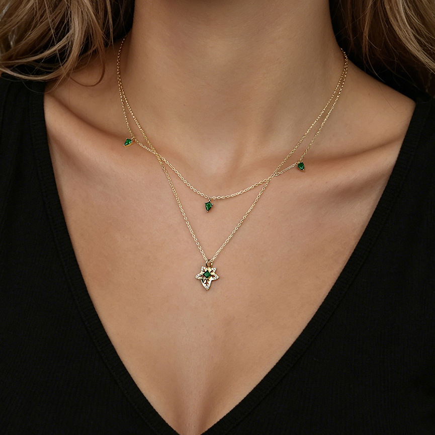F.I.N.S 925 Sterling Silver Do - Layered Necklace Set review and price