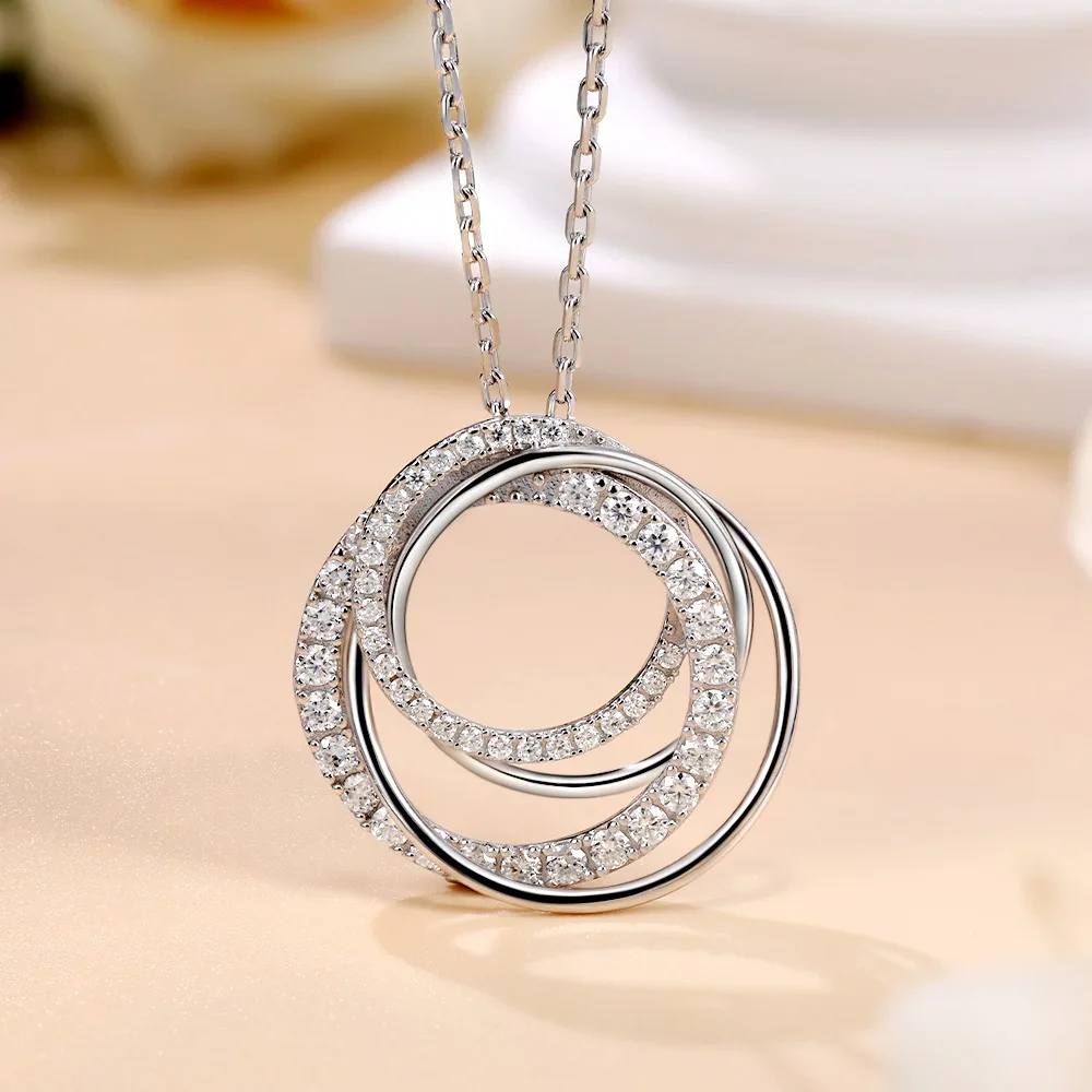 M-JAJA Moissanite Pendant Neck - Layered Necklace Set review and price